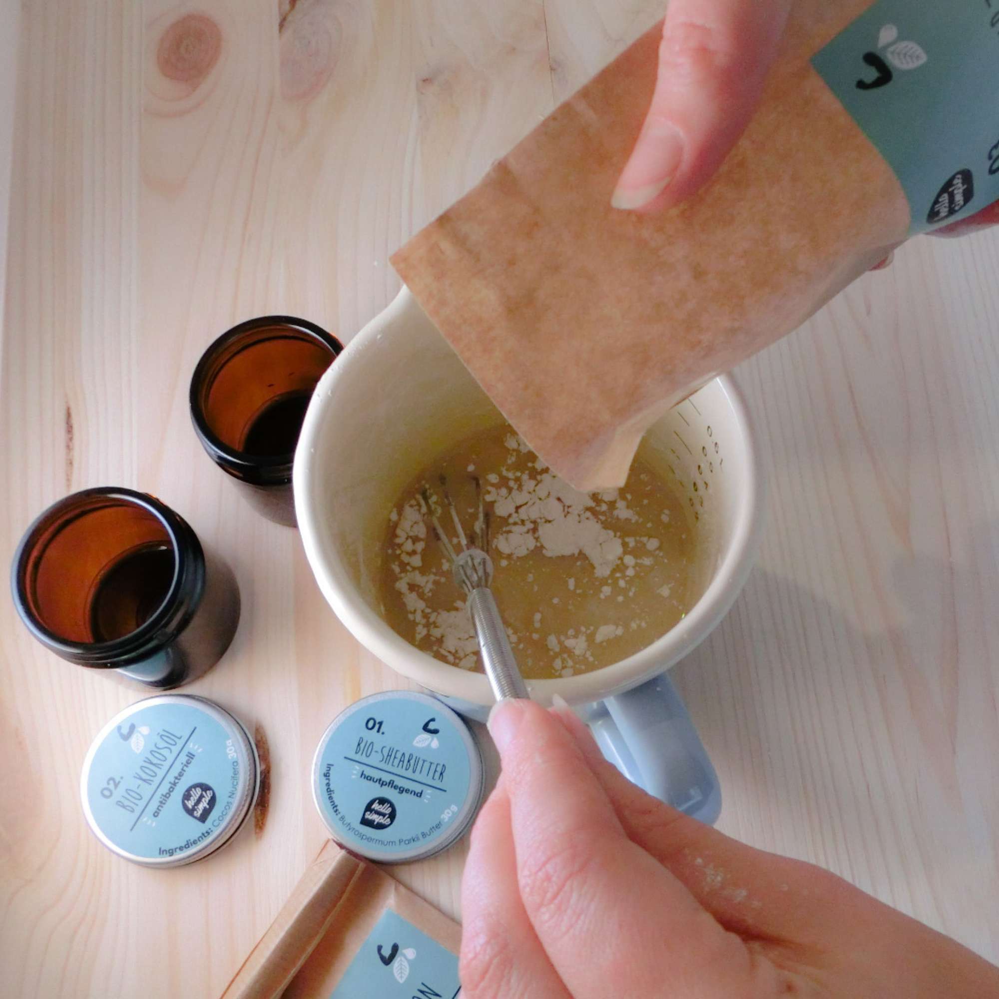 Deocreme DIY zum selber machen aus Zutaten, schnell und einfach selbst gemischt, Naturkosmetik