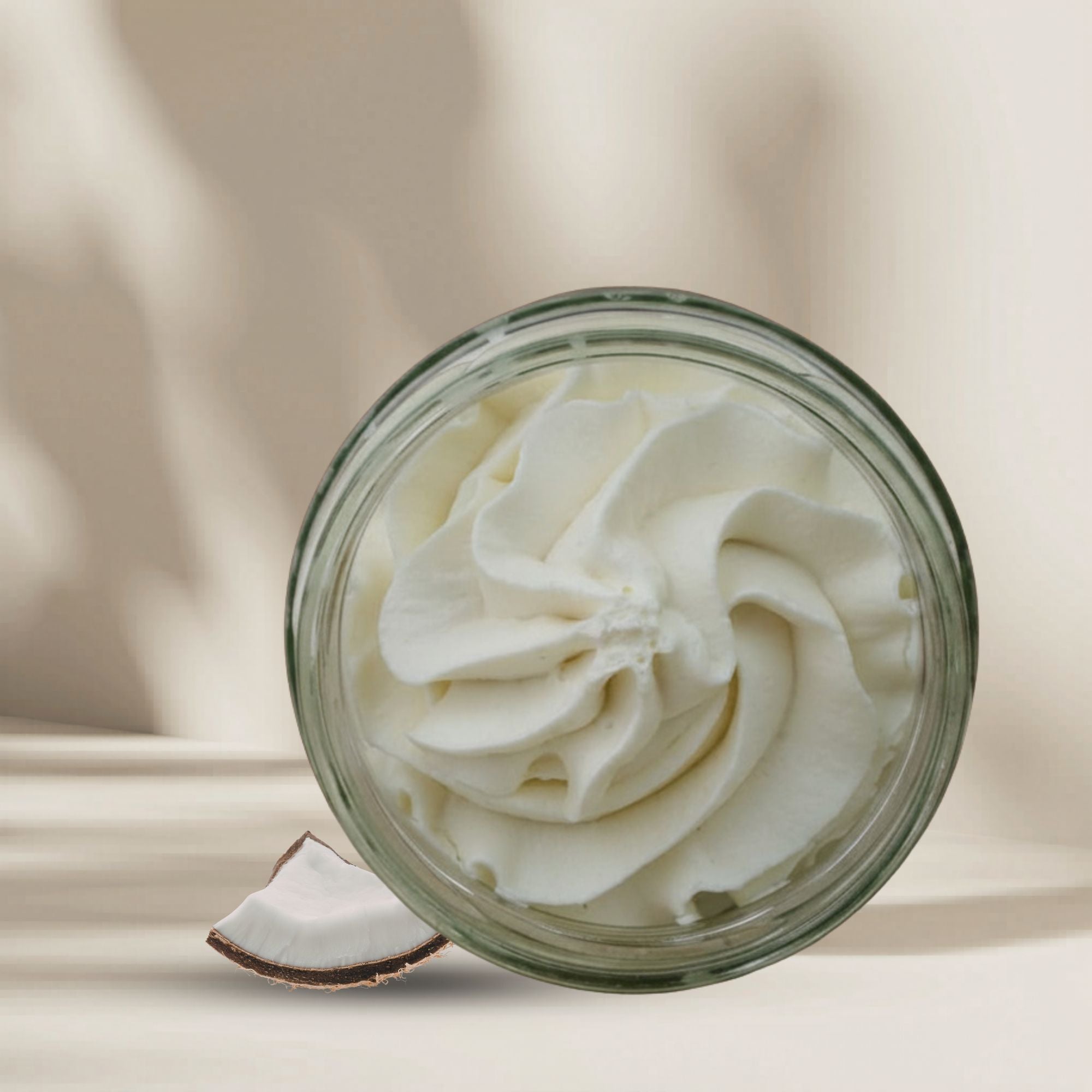 Vegane Body Butter ohne Duftstoffe, plastikfrei und aus nur 3 Zutaten: Sheabutter, Kokosöl und Jojobaöl