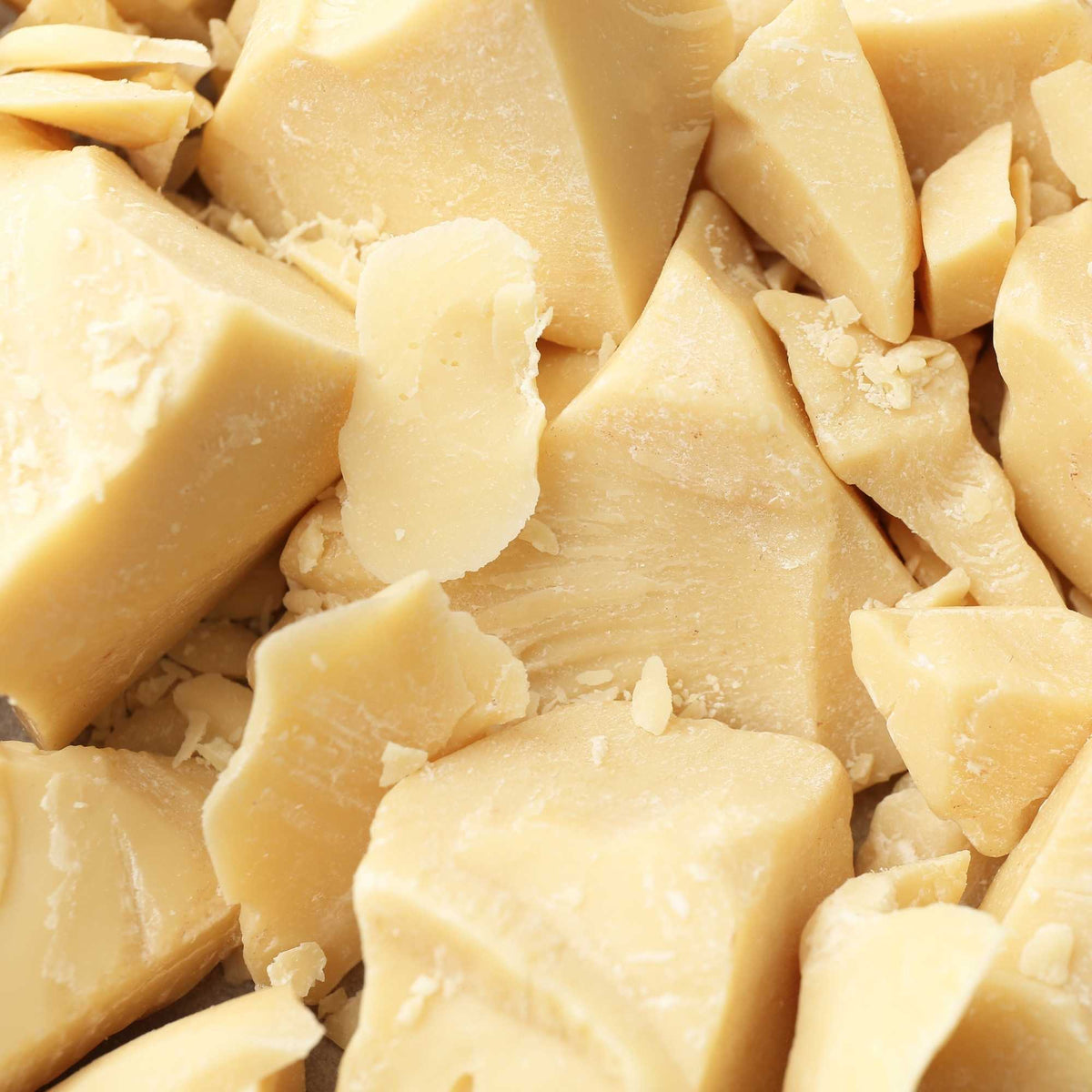 Kakaobutter Stücke für feste Handcreme Kakao