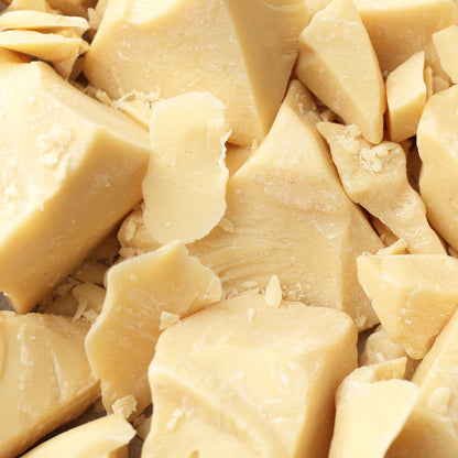 Kakaobutter Stücke für feste Handcreme Kakao