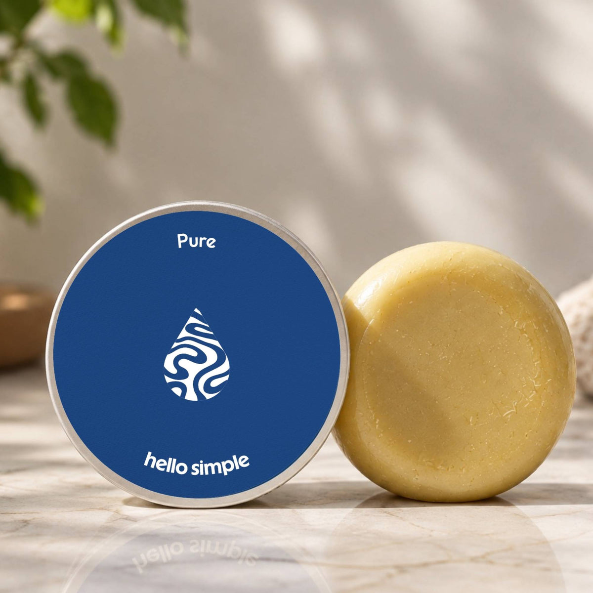 Feste Handcreme mit Kakaobutter, verpackt in Weißblechdose, hergestellt in Berlin