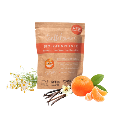 Zahnpulver Refill | Mandarine-Vanille