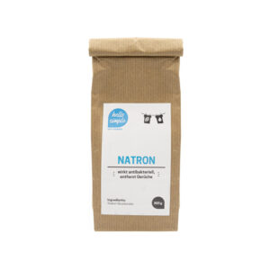 Natron-Pulver für deinen Haushalt und für Zero Waste DIY-Produkte.