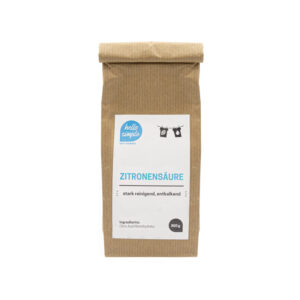 Zitronensäure-Pulver für deinen Haushalt und für Zero Waste DIY-Produkte.