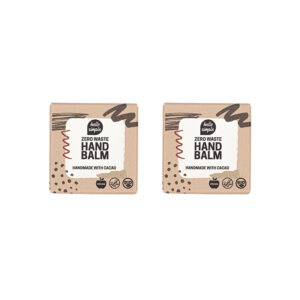 Feste Handcreme Kakao, Zero Waste Handbalm Kakao für weiche und gepflegte Hände. Vegan, plastikfrei und geeignet für trockene Hände und häufiges Händewaschen.