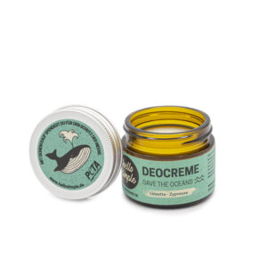 Deocreme Limette-Zypresse: Vegane Zero Waste Naturkosmetik, plastikfrei, aluminiumfrei