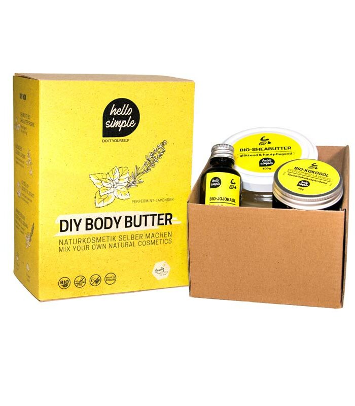 B-Ware: DIY-Box Bodybutter: Vegane Zero Waste Naturkosmetik zum Selbermachen, plastikfrei.