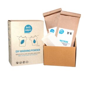 DIY-Box Bio-Waschmittel: Zero Waste Waschpulver zum Selbermachen, plastikfrei und mit palmölfreier Kernseife