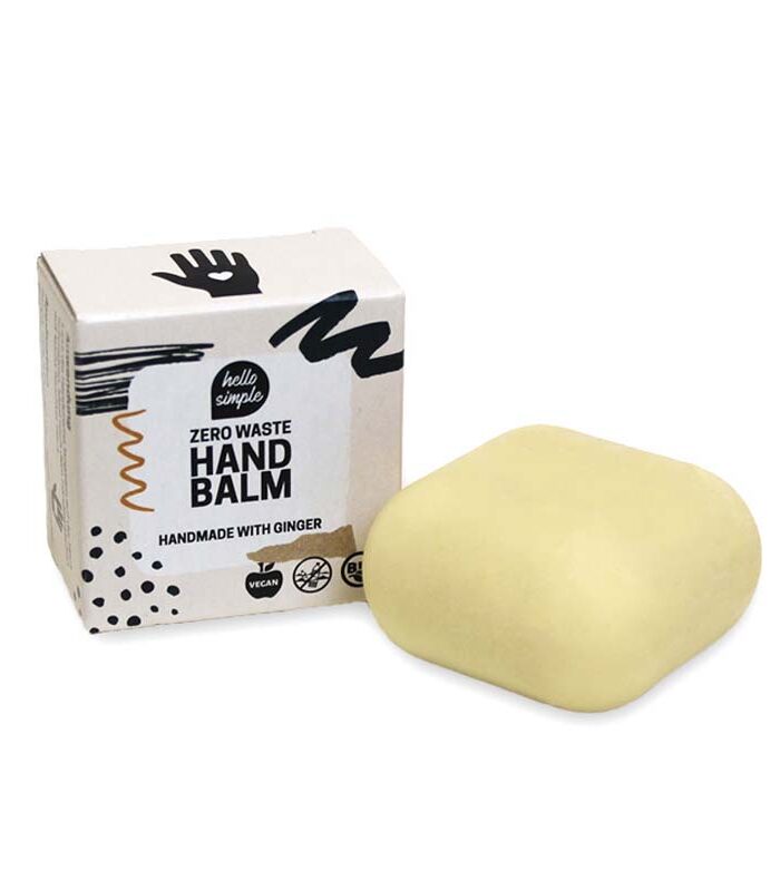 Feste Handcreme, Zero Waste Handbalm für weiche und gepflegte Hände. Vegan, plastikfrei und geeignet für trockene Hände und häufiges Händewaschen.