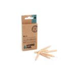 Interdentalbürste aus Holz. Zahnzwischenreinigung mit plastikfreien Interdentalbürsten. Vegan, Zero Waste, nachhaltig, regional.