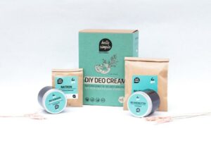 DIY-Box Deocreme: Vegane Zero Waste Naturkosmetik zum Selbermachen, plastikfrei und aluminiumfrei.