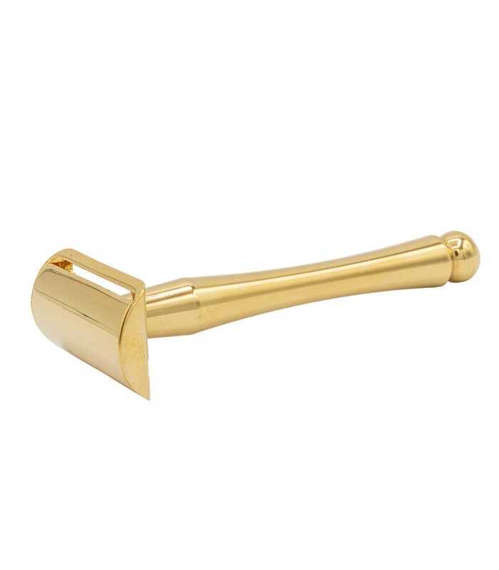 Unser Rasierhobel in Gold ist eine limitierte Sonderausgabe unserer Weiterentwicklung der gängigen Rasierhobel-Modelle.
