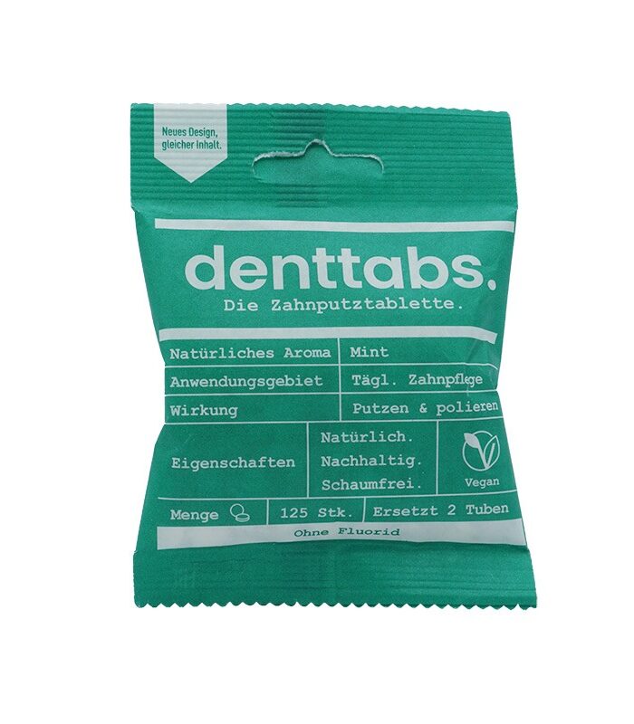 Zero Waste Zahnputztabletten. Vegan, plastikfrei, nachhaltig. Zähne putzen ohne Plastik.